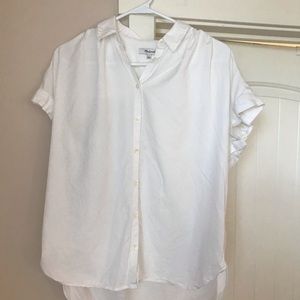 Madewell white shirt, worn once